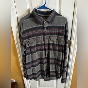 Men’s Old Navy Striped Flannel XL